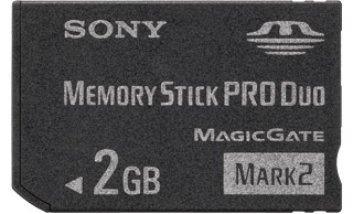 Вид Memory Stick Pro Duo