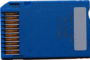 Вид сзади Memory Stick Pro Duo